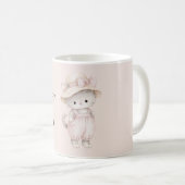 Mooie Roze Kat Koffiemok (Voorkant rechts)