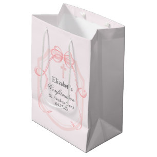 Mooie Roze Kerkgroepsbevestiging Feestelijke Aanpa Medium Cadeauzakje