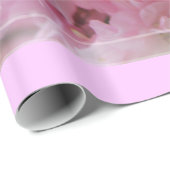 mooie roze kersen bloemen blij met valentijnsdag cadeaupapier (Rol Hoek)