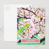 Mooie roze kersen bloesem Japan reizen Briefkaart (Voorkant / Achterkant)