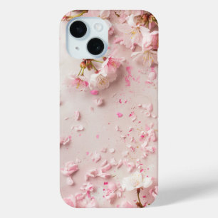 Mooie roze kersenbloesem iPhone 15 case