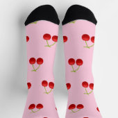 Mooie Roze Kersenpatroon Soks Sokken (Top)