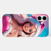 Mooie Roze Kerst Meisje 01 Case-Mate iPhone Case (Achterkant (horizontaal))