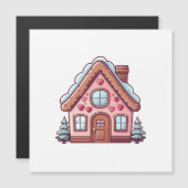 Mooie Roze Kerststolhuis (Voorkant / Achterkant)