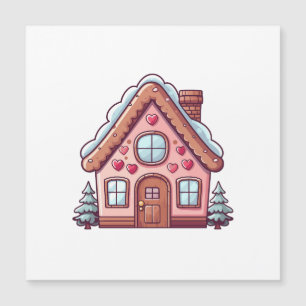 Mooie Roze Kerststolhuis