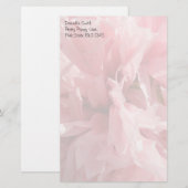 Mooie Roze Klaproos Aangepaste Briefpapier (Voorkant / Achterkant)