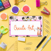 Mooie roze kleur met poten schattige kittens 10 "x post-it® notes