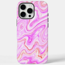 Mooie roze kleurrijke Abstracte marmeren textuur iPhone 16 Pro Max Hoesje