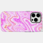 Mooie roze kleurrijke Abstracte marmeren textuur Case-Mate iPhone Case (Achterkant (horizontaal))