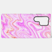 Mooie roze kleurrijke Abstracte marmeren textuur Samsung Galaxy Hoesje (Achterkant horizontaal)