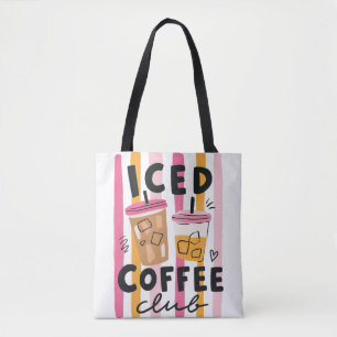 Mooie Roze Koffiekopjes Zomer Koffie Design Tote Bag