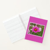 Mooie roze kosmos bloem notitieboek (Binnen)