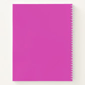 Mooie roze kosmos bloem notitieboek (Achterkant)