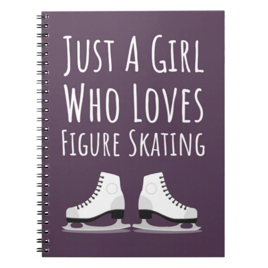 Mooie Roze Kunstschaats Cadeaus Voor Meisjes Voor  Notitieboek (Voorkant)