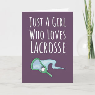 Mooie Roze Lacrosse Kaarten Voor Baby Meisje Kids