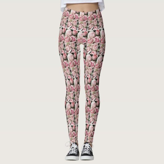 Mooie roze Leggings (Voorkant)