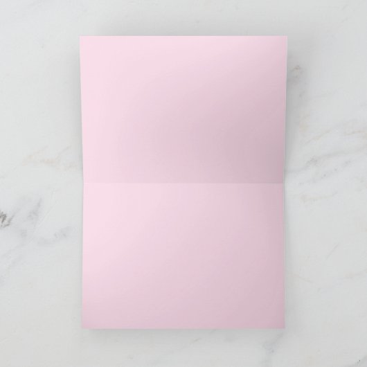 Mooie Roze Lelies Kaart (Binnen)