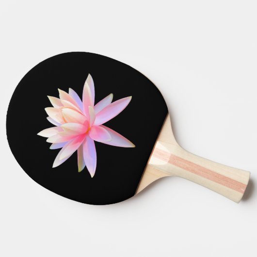 Mooie Roze Lily Lotus Art-koel Tafeltennisbatje (Zijkant)