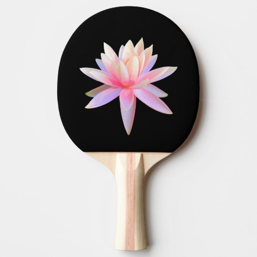 Mooie Roze Lily Lotus Art-koel Tafeltennisbatje (Voorkant)