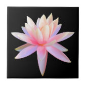 Mooie Roze Lily Lotus Art-koel Tegeltje (Voorkant)