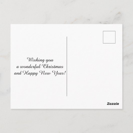 Mooie roze lint kerstboom briefkaart (Achterkant)