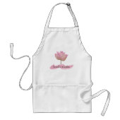 Mooie Roze Lotus Bloem  Standaard Schort (Voorkant)