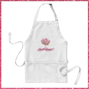 Mooie Roze Lotus Bloem Standaard Schort