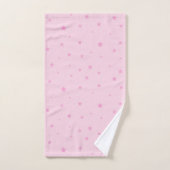 Mooie roze maagdenvaten en Cute Kitten Bad Handdoek (Handdoek)