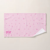 Mooie roze maagdenvaten en Cute Kitten Bad Handdoek (Handdoek)