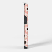 Mooie Roze Madeliefjes Bloemmotief iPhone Hoesje (Rechterkant)