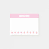 Mooie Roze Madeliefjes Pastel Bloemige Post-it Not Post-it® Notes (Voorkant)