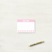 Mooie Roze Madeliefjes Pastel Bloemige Post-it Not Post-it® Notes (Op bureau)