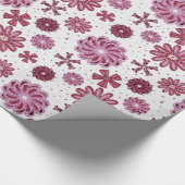 Mooie roze mandala naadloos patroon cadeaupapier (Hoek)