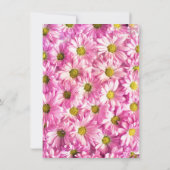 Mooie Roze Margrieten Moederdag Brunch Kaart (Achterkant)