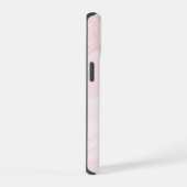 Mooie Roze Marmer iPhone 15 Case (Rechterkant)