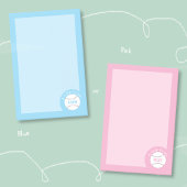 Mooie Roze Meisjesachtige Honkbal Notities Post-it® Notes