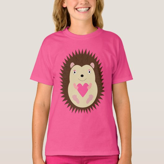 Mooie Roze Meisjesegel T-shirt (Voorkant)