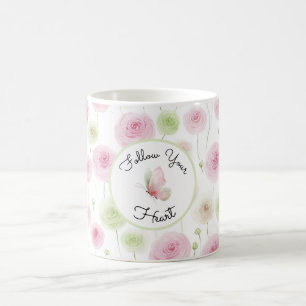 Mooie Roze Mint Ranunculus   Koffiemok