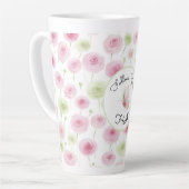 Mooie Roze Mint Ranunculus   Latte Mok (Linkerhoek)