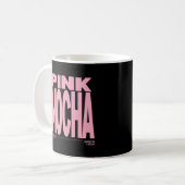 Mooie Roze Mocca Koffiemok (Voorkant links)