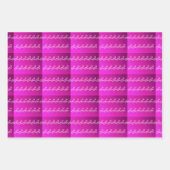 Mooie Roze Nep Glitter Inpakpapier Vellen (Voorkant 3)