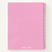 Mooie roze notitieboek (Achterkant)