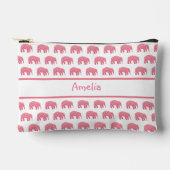 Mooie Roze Olifant Olifant Etui (Voorkant)