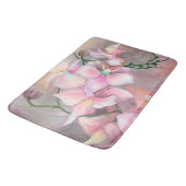 Mooie Roze Orchidee Bloemen Badmat - Schilderij (Gekanteld)