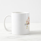Mooie Roze Orchidee Bloemen Koffiemok (Links)