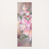 Mooie roze orchidee bloemen yoga mat (Voorkant)