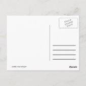 mooie roze paarse bloemen briefkaart (Achterkant)