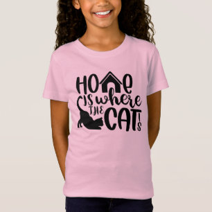 Mooie Roze & Paarse Hartjes Poot Patroon Aangepast T-shirt