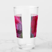 Mooie roze & Paarse klaproos Glas (Rechts)