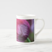 Mooie roze & Paarse klaproos Porselein Kop (Rechts)